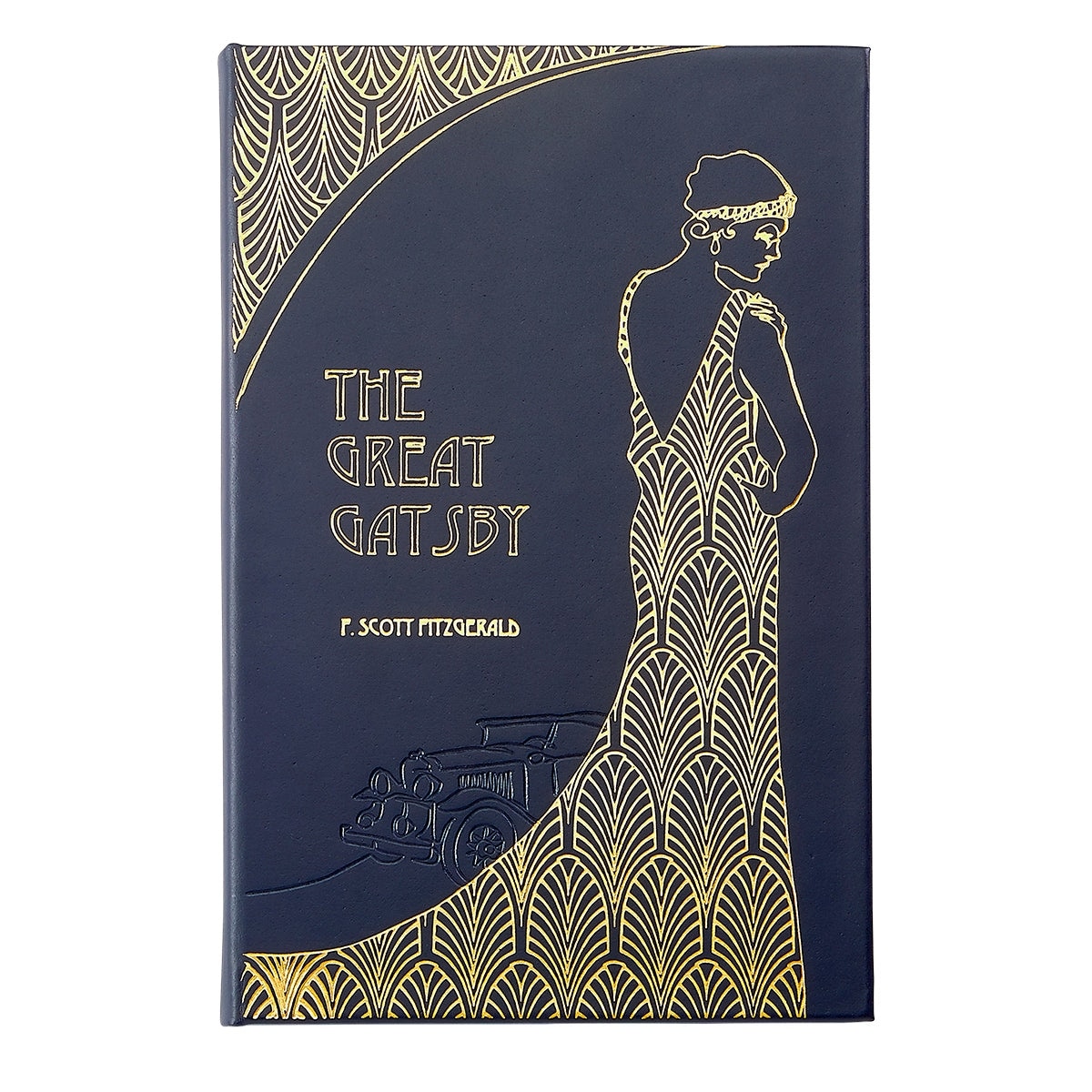 Graphic Image The Great Gatsby Coffee Table Book, Leather,Green
