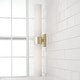 preview thumbnail 5 of 4, Sutton 2-light Soft Gold Wall Sconce/ Bath Vanity Fixture