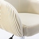 preview thumbnail 53 of 117, Corvus Braff Velvet Upholstered Adjustable Ergonomic Office Chair