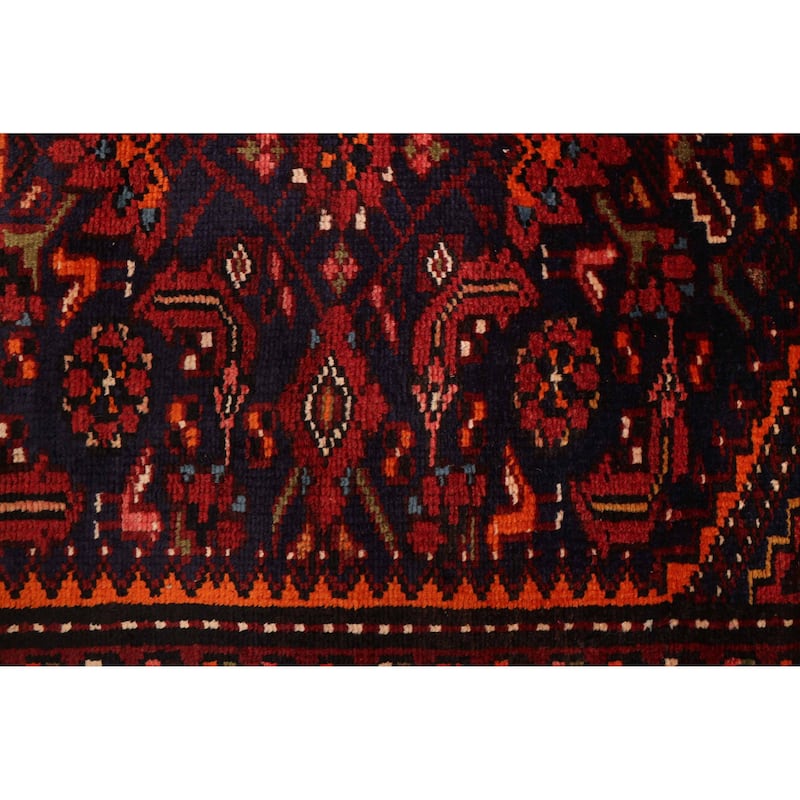 ECARPETGALLERY Hand-knotted Andelz Navy Wool Rug - 3'8 x 9'10