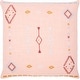 preview thumbnail 1 of 2, Artistic Weavers Nella Global Inspired Embroidered Throw Pillow 18"H x 18"W - Cover Only - Pink