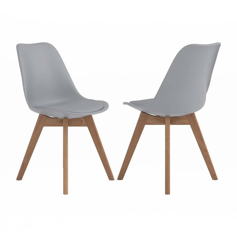 Set of 2 Polypropylene Dining Side Chairs