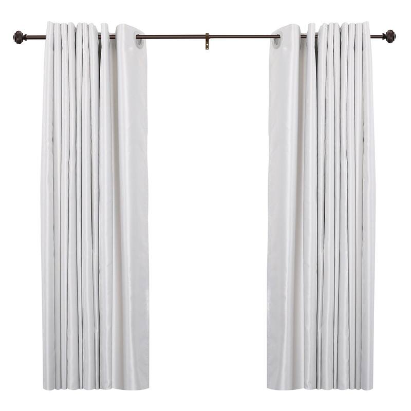 UTOPIA ALLEY Wall Mounted 3/4 Inch Curtain Rod - Adjustable Drapery Rods, Gold Curtain Rods, Bedroom Decorative Curtain Rods