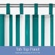 preview thumbnail 37 of 39, Stripe Outdoor UV Protected Privacy Tab Top Panel
