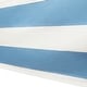 preview thumbnail 4 of 16, Couleur Nature St. Tropez Tablecloth - Blue Stripes - 59" x 59"