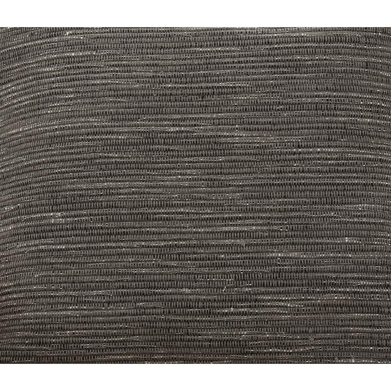 Braided Border Throw Pillow With Tassel Design
