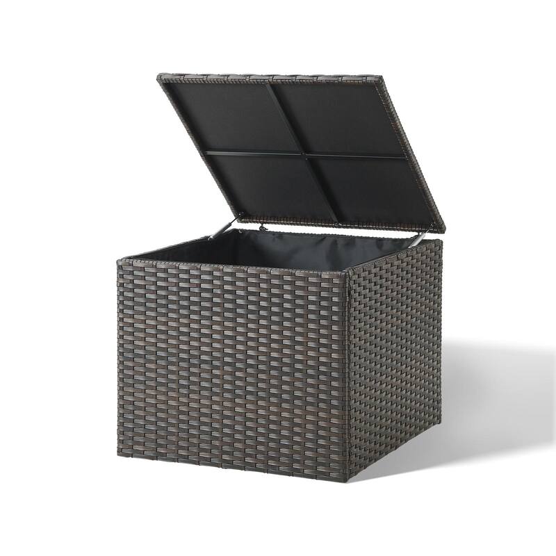 Patio Outdoor Patio Storage Box Waterproof Table