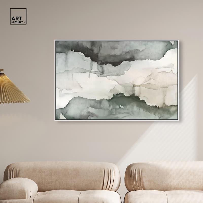 Pigment Flow Canvas by Art Remedy