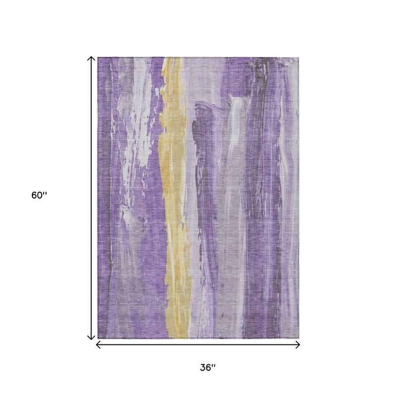 HomeRoots Abstract Transitional Rectangle Outdoor Rug