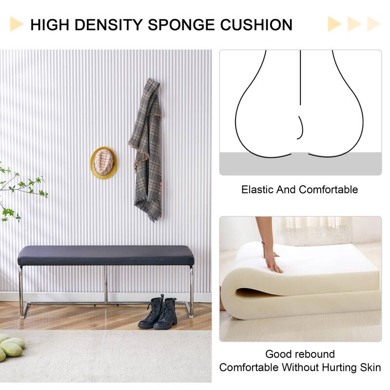Modern & Contemporary Bench with Cushuion