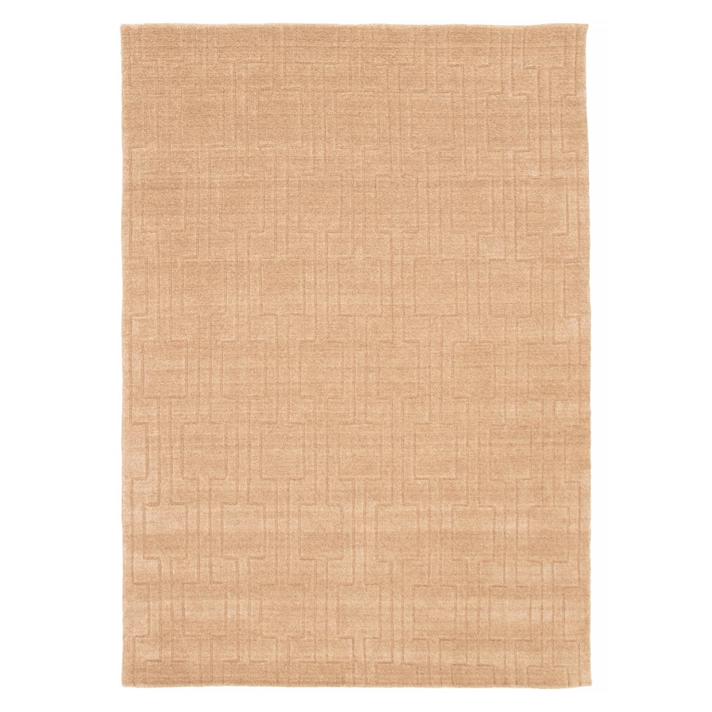 Kashkuli Gabbeh Tan Rug 5'4" x 7'6" - 5'4 x 7'6