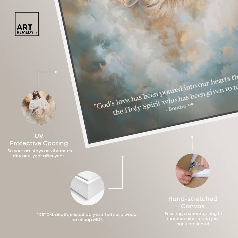 His Love Canvas by Art Remedy