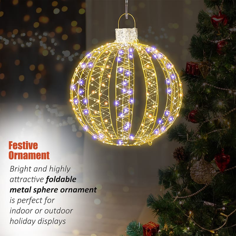 Futzca Christmas Light Holiday Reindeer & Sleigh