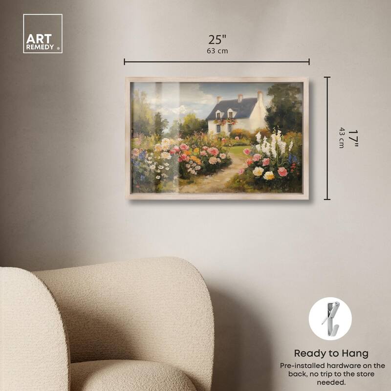 Floral Welcome Shadowbox by Art Remedy