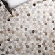 preview thumbnail 9 of 12, SAFAVIEH Handmade Studio Leather Sonka Modern Leather Rug