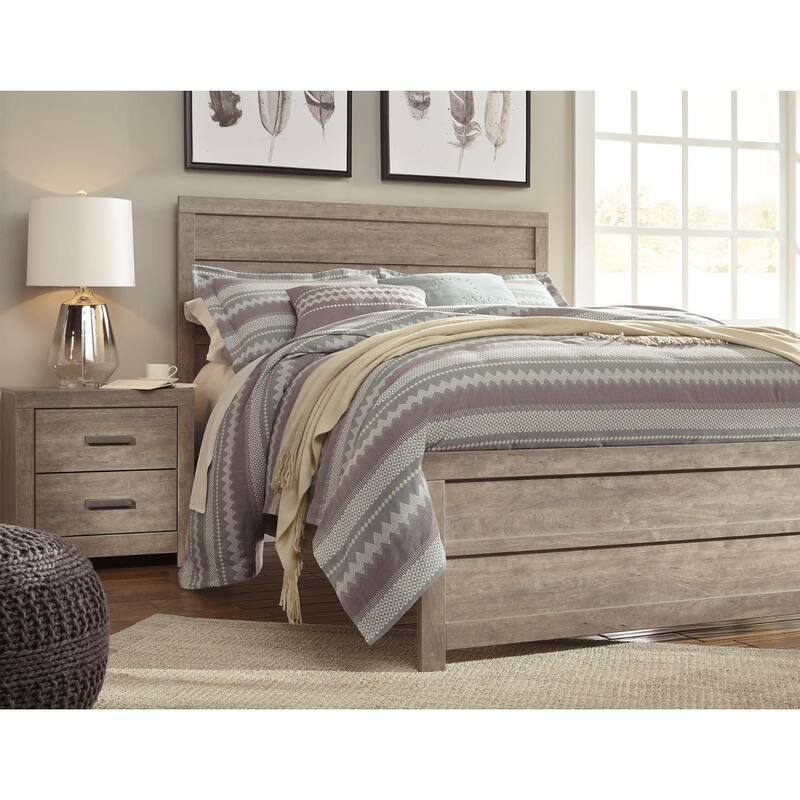 Signature Design by Ashley Balnain Grey Panel Bed