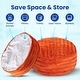 preview thumbnail 34 of 47, Cheer Collection Faux Fur Bean Bag and Stuffed Animal Storage Case