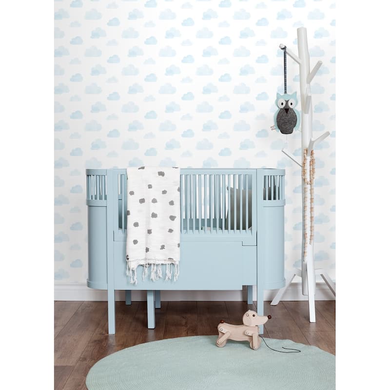 Chesapeake Irie Blue Clouds Wallpaper - 20.9 x 396 x 0.025