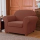 preview thumbnail 58 of 91, Subrtex Stretch Spandex 2-piece Armchair Slipcover Furniture Protector Brick