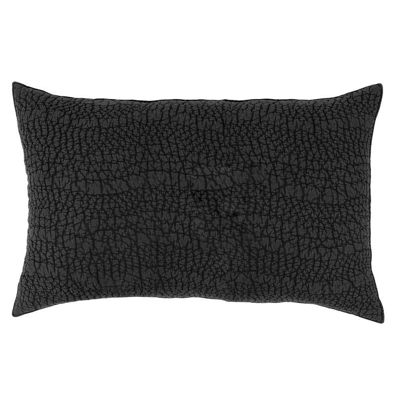 Slade, Cotton Voile, Asphalt, Sham