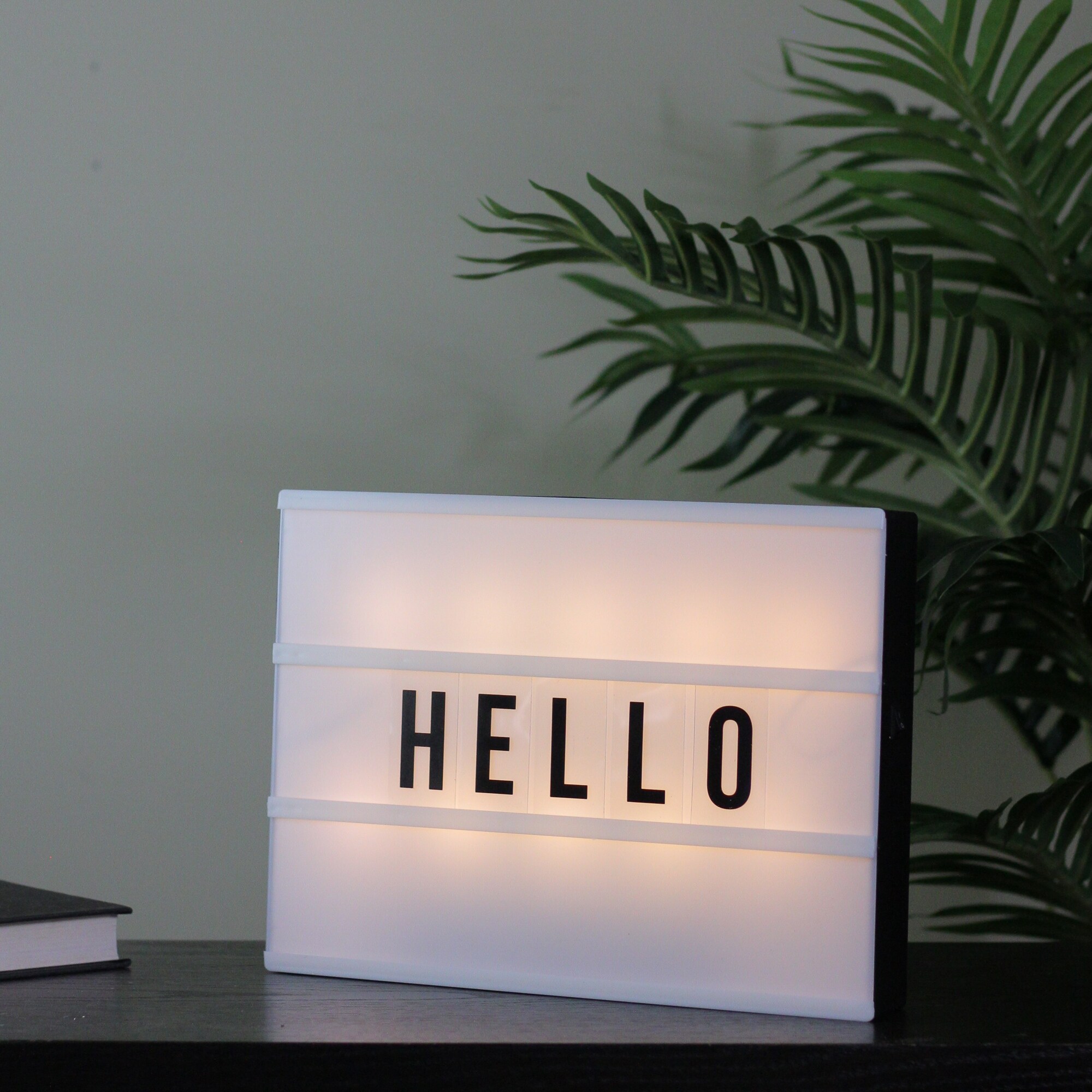 Shop 12 Battery Operated Led Lighted A4 Light Box With Letters And Numbers 9 Inchx12 Inch Overstock 22853499