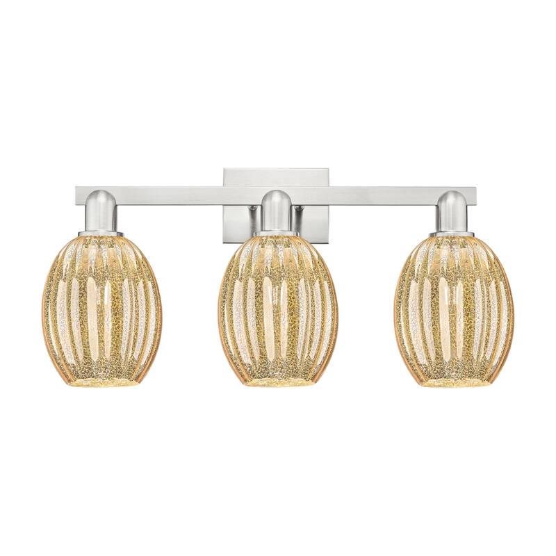 Innovations Lighting 716-3W-13-26 Preston Vanity Preston 3 Light 26" - Brushed Satin Nickel / Mercury