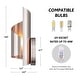 preview thumbnail 28 of 29, Iron Modern Wall Sconce with Novelty Shade and Metal Frame
