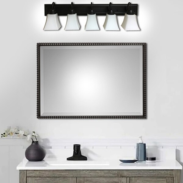 5 light oil rubbed bronze vanity light outlet