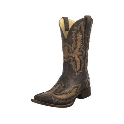 Corral Western Boots Mens Leather Cowboy Square Chocolate A3100