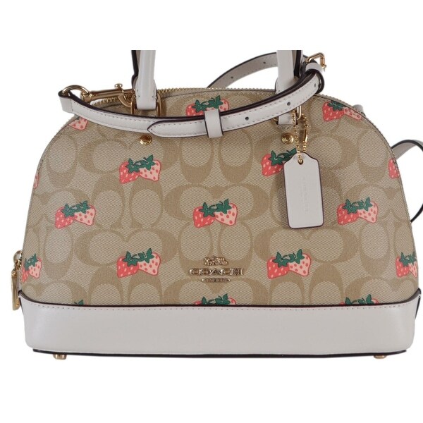 strawberry coach purse