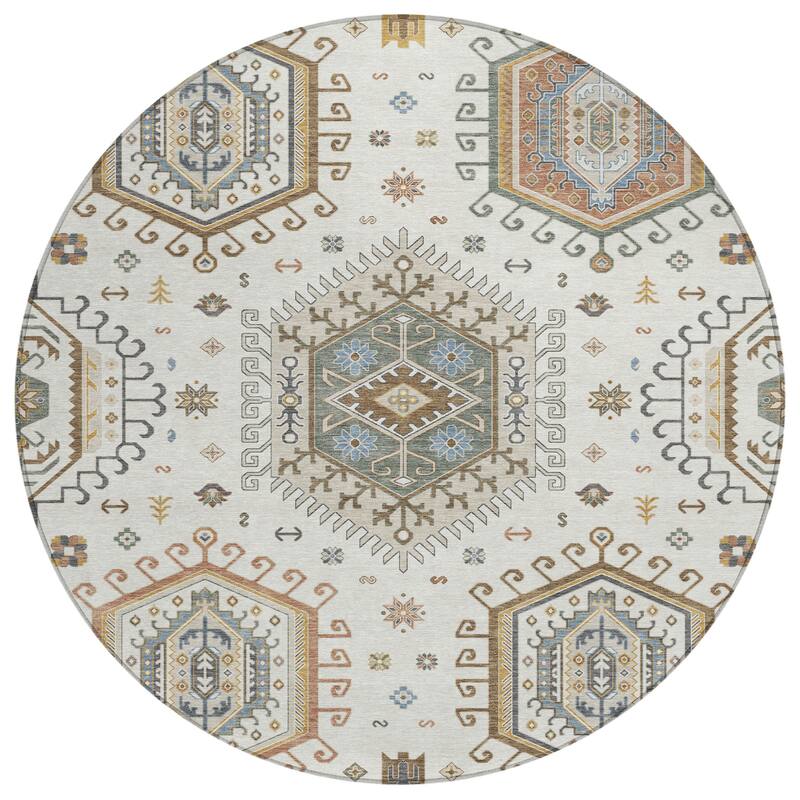 Machine Washable Indoor/ Outdoor Global Akron Chantille Rug