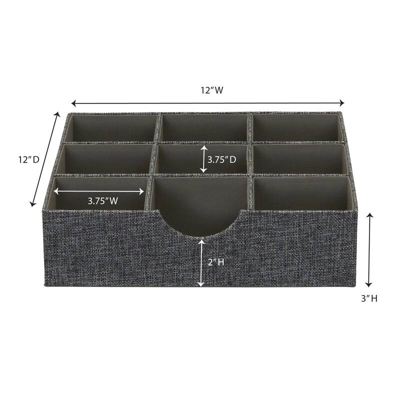 Household Essentials 9-Compartment Drawer Organizers