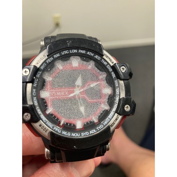 timex men's tactic dgtl big combo resin strap watch