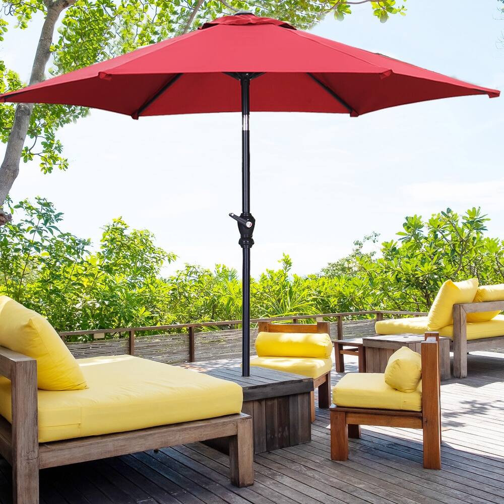Autlaycil 7.5FT Patio Umbrella with Tilt and Crank