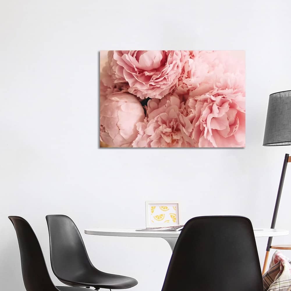 iCanvas "Blush Peonies" by Chelsea Victoria Canvas Print