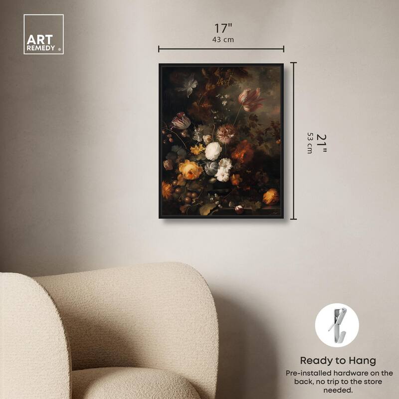 Shadowed Petal Secrets II Canvas by Art Remedy