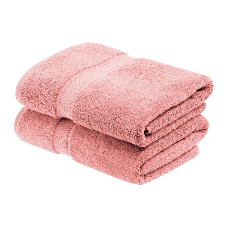 Superior Egyptian Cotton Pile Heavyweight Bath Towel Set of 2