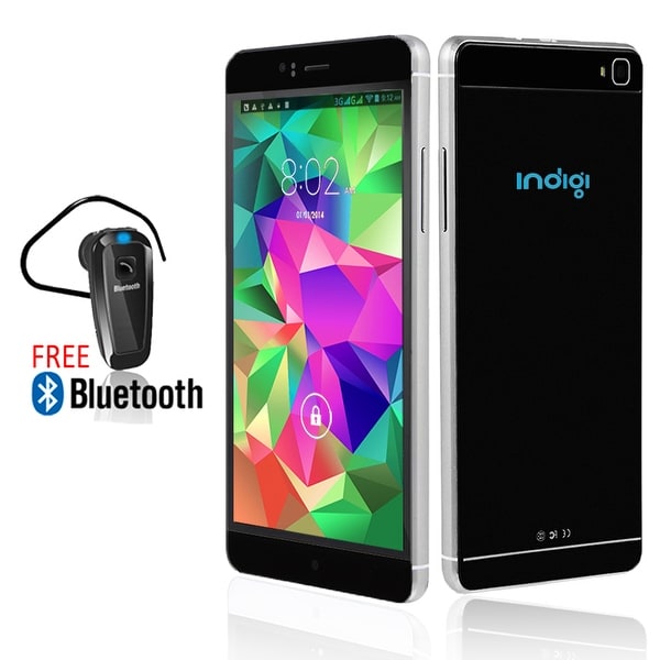 Indigi® M8 Factory Unlocked 3G GSM+WCDMA 6.0inch HD Display Android 5.1 Lollipop Dual-Core 2Sim SmartPhone w/ Bluetooth Included