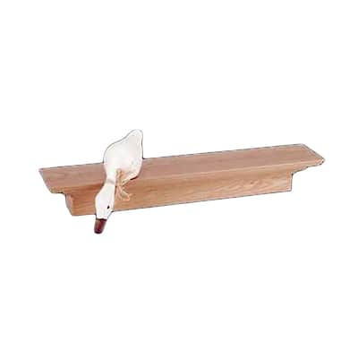Renovators Supply Bathroom Shelves 30" Wide Wall Mounted Natural Oak Unfinished Mantle Bathroom Shelf