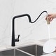 preview thumbnail 27 of 39, STYLISH Kitchen Sink Faucet Single Handle Pull Down Dual Mode Lead Free - Faucet Height: 17" | Spout Height: 9 1/2"