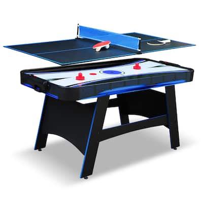 Hathaway Bandit 5-ft Air Hockey Table with Table Tennis Top