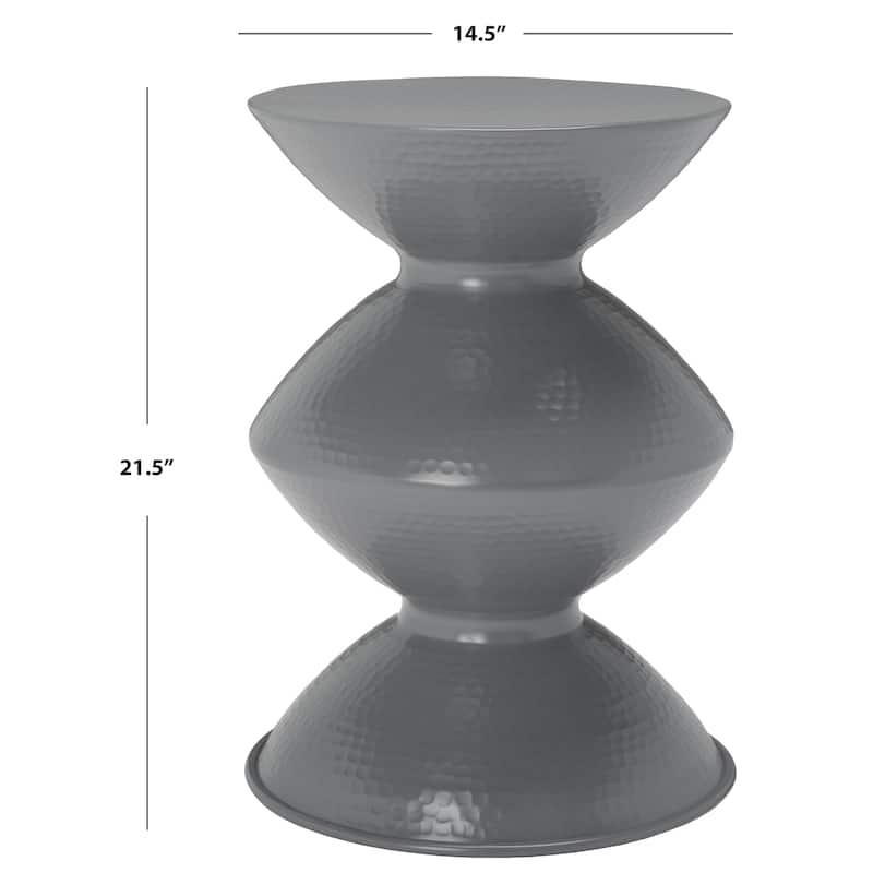 SAFAVIEH Judi Metal Table Stool - 15Wx15Dx22H - Dark Grey
