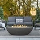 preview thumbnail 1 of 5, Riverside 58" Large Oval LP Fire Bowl in Shale by Real Flame