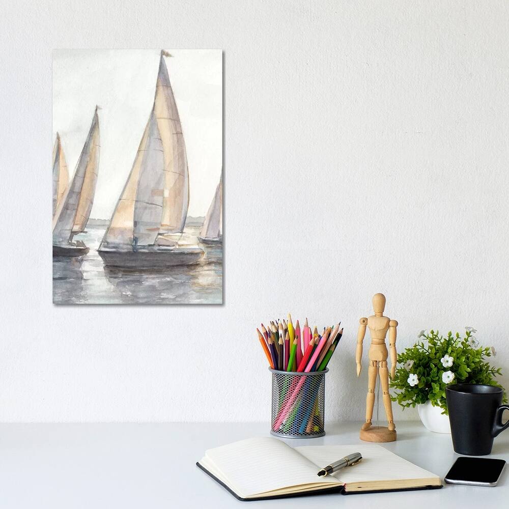 iCanvas "Plein Air Sailboats I" by Ethan Harper Canvas Print
