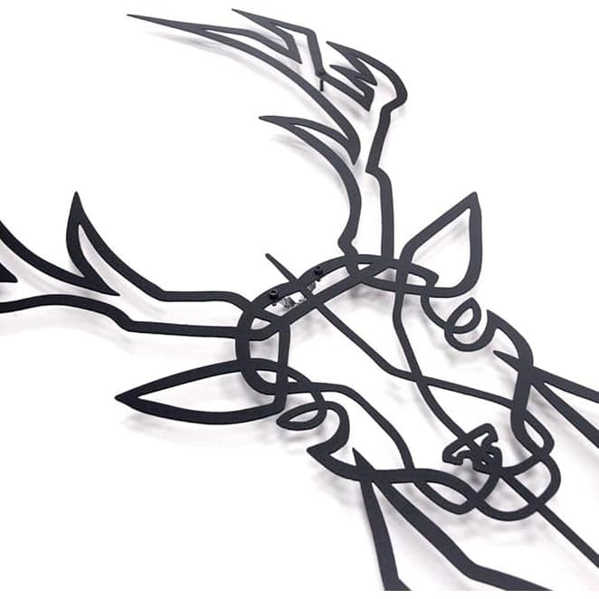 Deer Metal Wall Art, Home Living Room Wall Decor