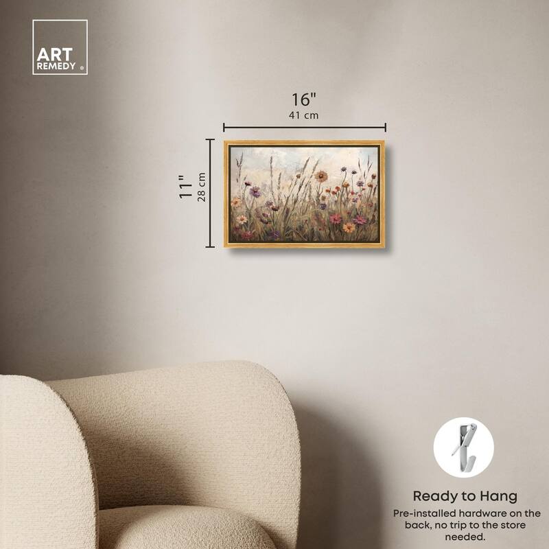 Vintage Blooms II Canvas by Art Remedy