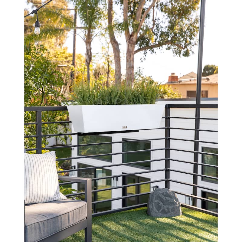 Pure Series Railing Window Box Planter