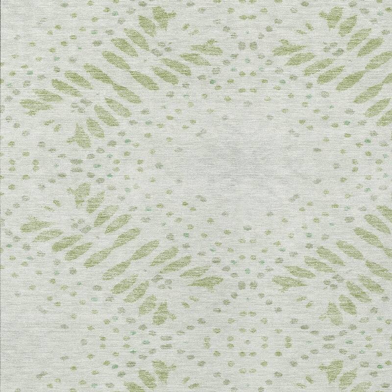 HomeRoots Floral Transitional Rectangle Outdoor Rug