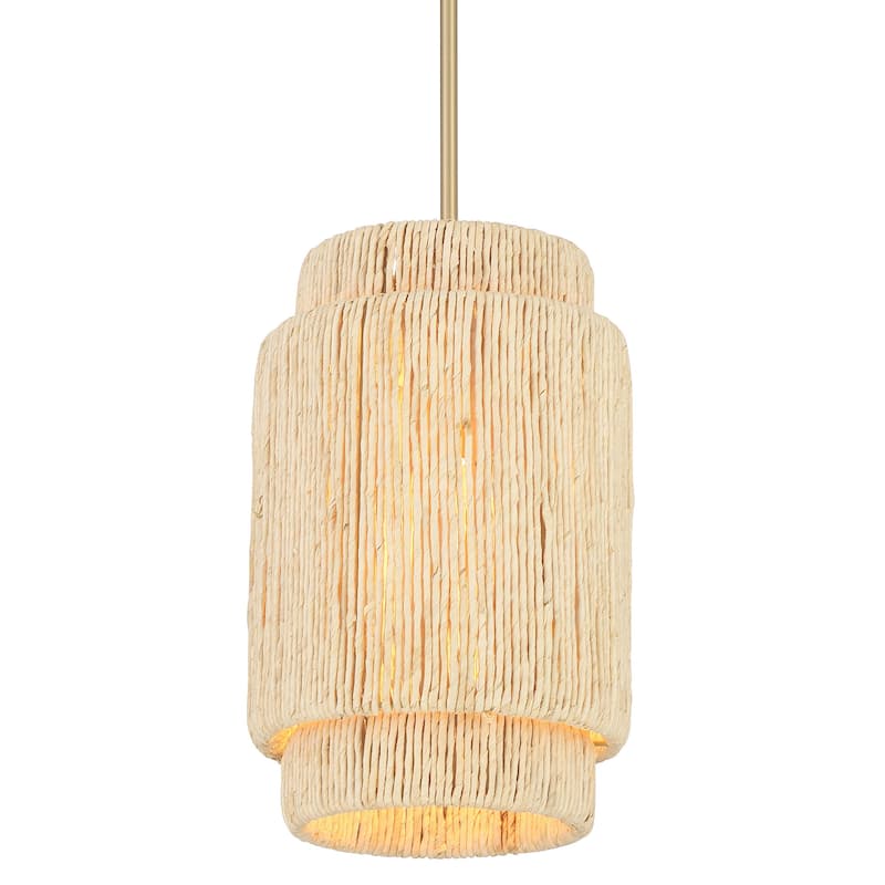 Minka Lavery 1225 Caviana 10" Wide Mini Pendant - Signature Brass
