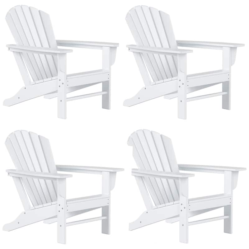 Altura Outdoor Eco-Friendly All Weather Poly Adirondack Chair (Set of 4)